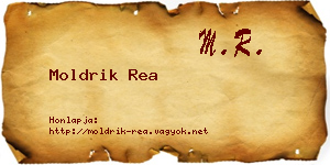 Moldrik Rea névjegykártya